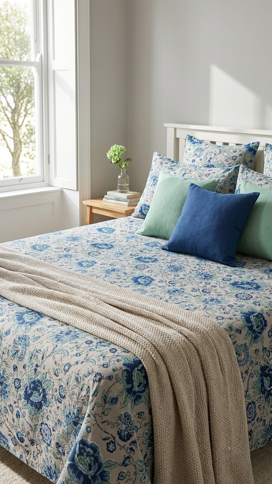 Cerulean Haven Sheet Set ( by The Woven Room)
