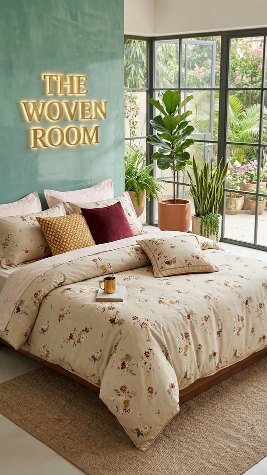 The Woven Room - Meadow Bloom Luxury Cotton Set