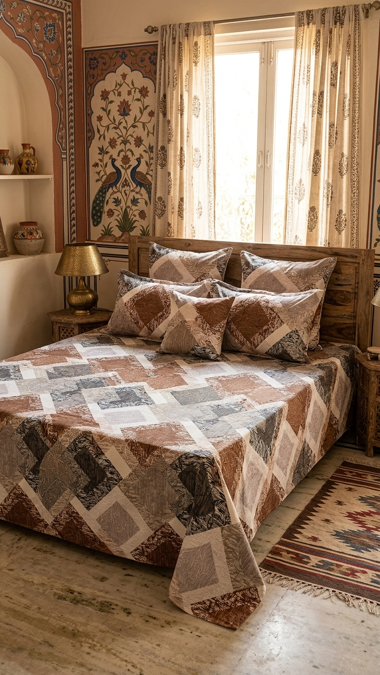 The Royal Heritage Cotton Bedsheet (by The Woven Room)