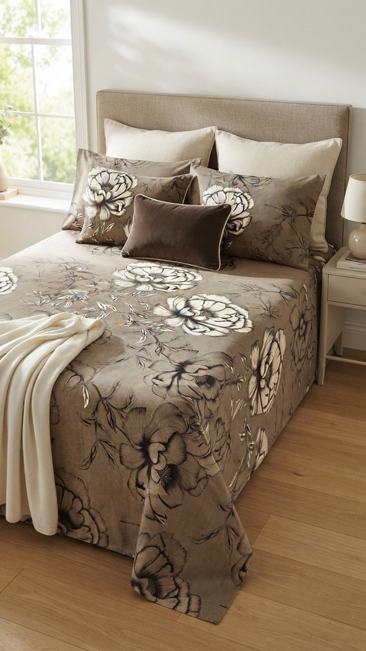 The Sepia Peony Collection (by The Woven Room)