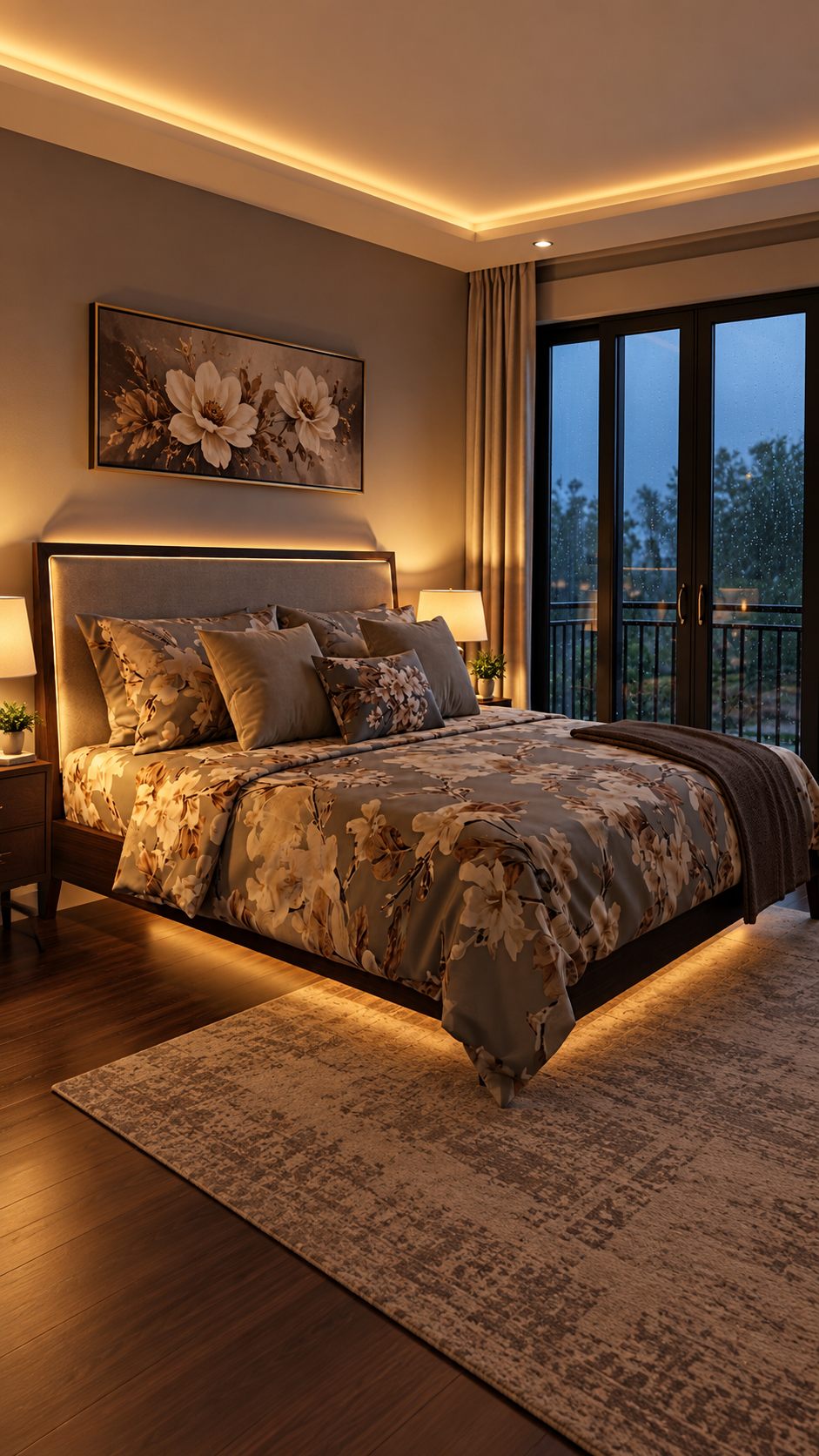 The Magnolia Mist Luxury Bedsheet Set (by The Woven Room)