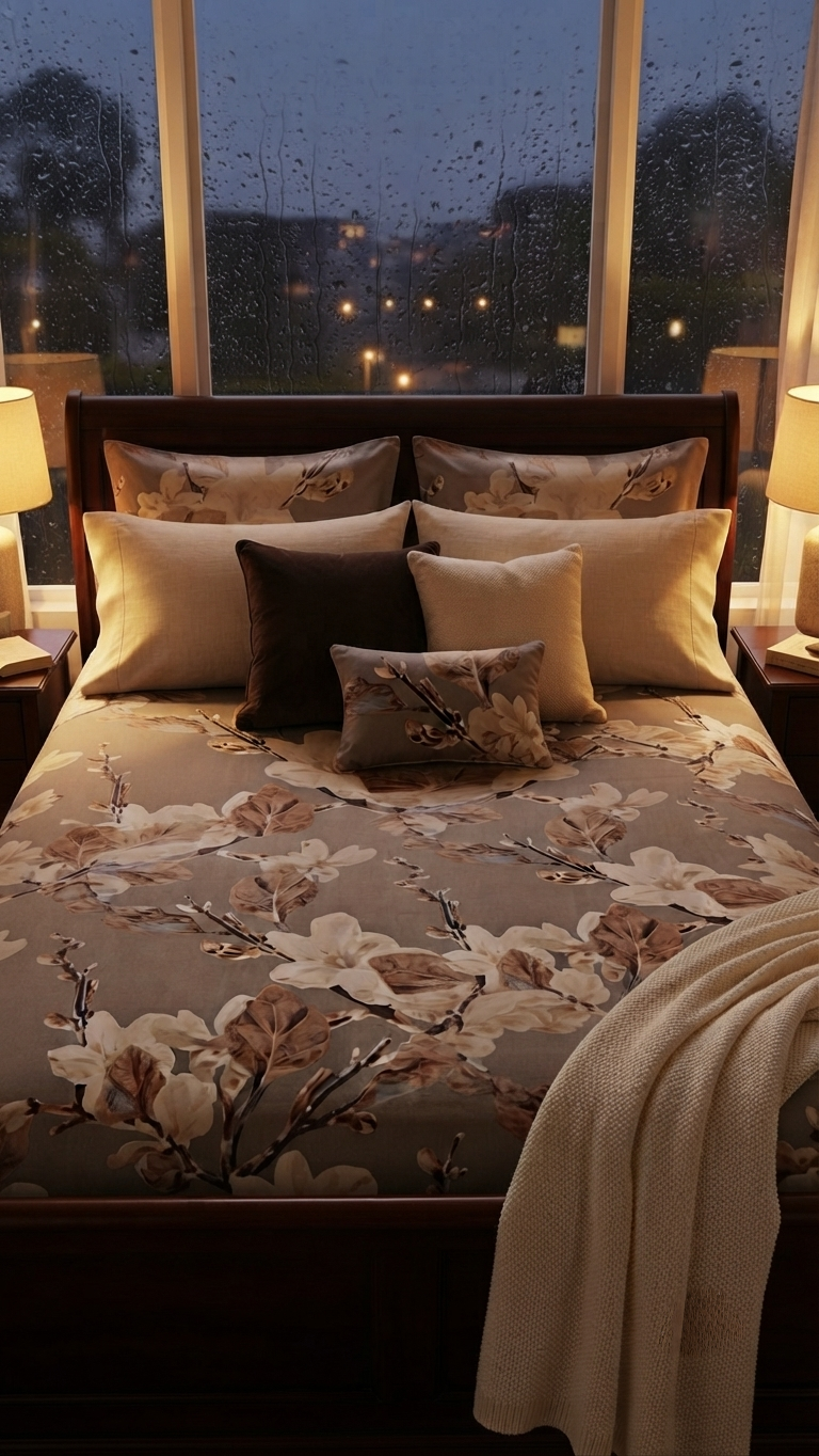 The Magnolia Whisper Sateen Bedsheet Set (by The Woven Room)