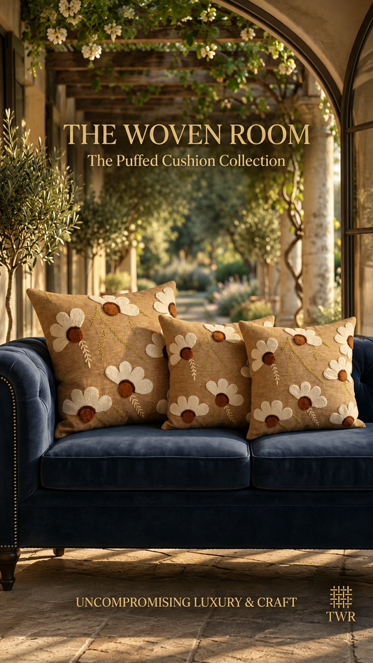 The Bloom Textured Accent Cushion (Set of 3)