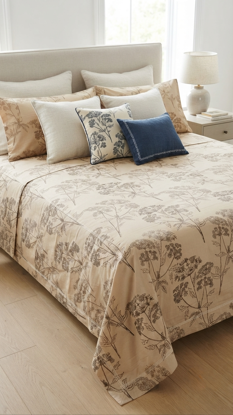 The Umbel Meadow Bed Sheet Set (by The Woven Room)
