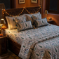 The Gul-e-Bagh Handblock Cotton Bedsheet (by The Woven Room)