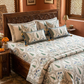 The Gul-e-Bagh Handblock Cotton Bedsheet (by The Woven Room)