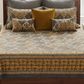 The Marigold & Slate Heritage Block-Print Bed Sheet Set (by The Woven Room)