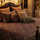 The Heritage Paisley Collection – Vintage Mauve Bedspread Set (by The Woven Room)