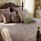 The Heritage Paisley Collection – Vintage Mauve Bedspread Set (by The Woven Room)