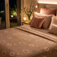 Vintage Blush Meadow sateen Bedsheet Set ( by The Woven Room)