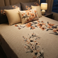 Sienna Whisper Botanical Bedsheet set ( by The Woven Room)
