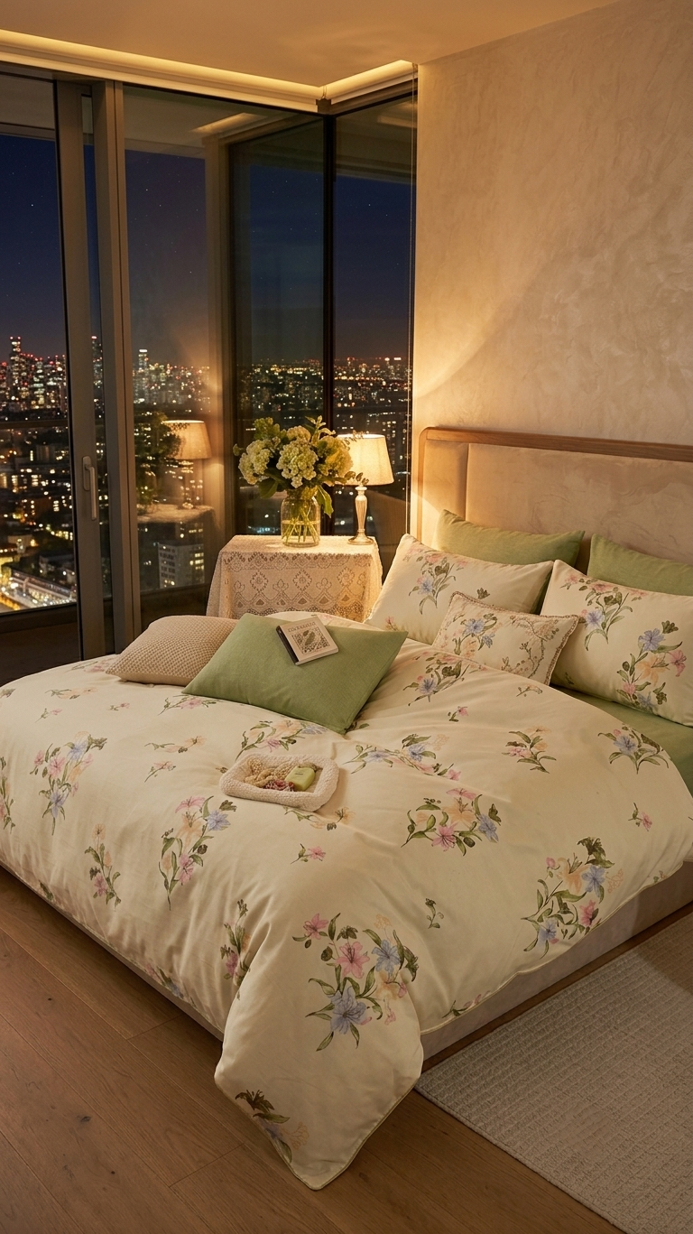 Verdant Meadow Luxury Sheet Set (by The Woven Room)