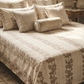 Vintage Sepia Flora Cotton Linen Bedsheet (by The Woven Room)