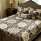 The Florentine Medallion Bedsheet Set (by The Woven Room)
