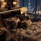 The Espresso Bloom Luxe Sateen Bed Set (by The Woven Room)