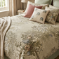 Vintage Botanical Heritage Bedsheet set (by The Woven Room)