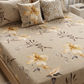Autumn Bloom Cotton Fitted Bedsheet Set (by The Woven Room)