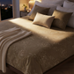 Earthy Rose Minimalist Bedsheet Set (by The Woven Room)