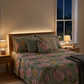 Meadow Blossom Sage Bedspread Set (by The Woven Room)
