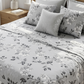 Silver Mist Flora luxury sheet set (by The Woven Room)