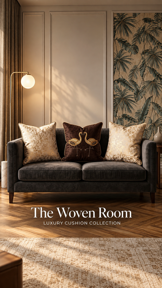 The Aurelia Gilded Marble Cushion (Left & Right)