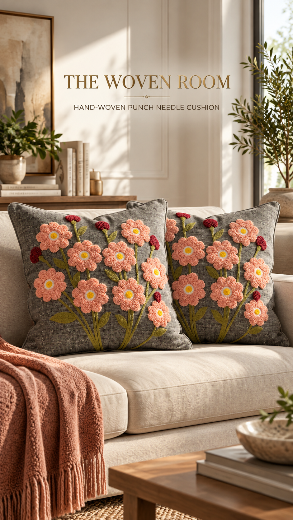 The Primrose Tufted Cushion (set of 2)