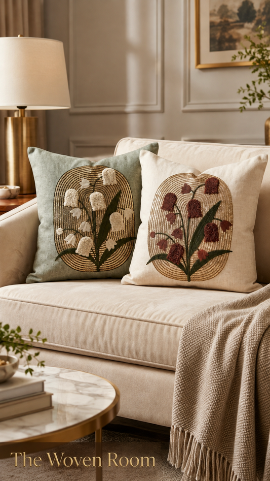 The Bellflower Medallion Cushion (Set of 2)