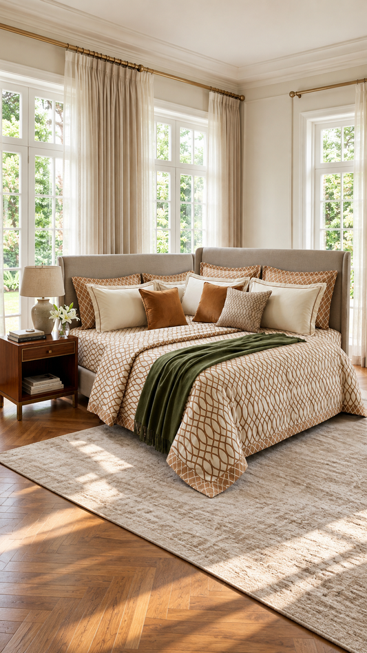 The Sovereign Ogee organic Cotton Dohar